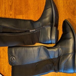 Michael kors black tall boots